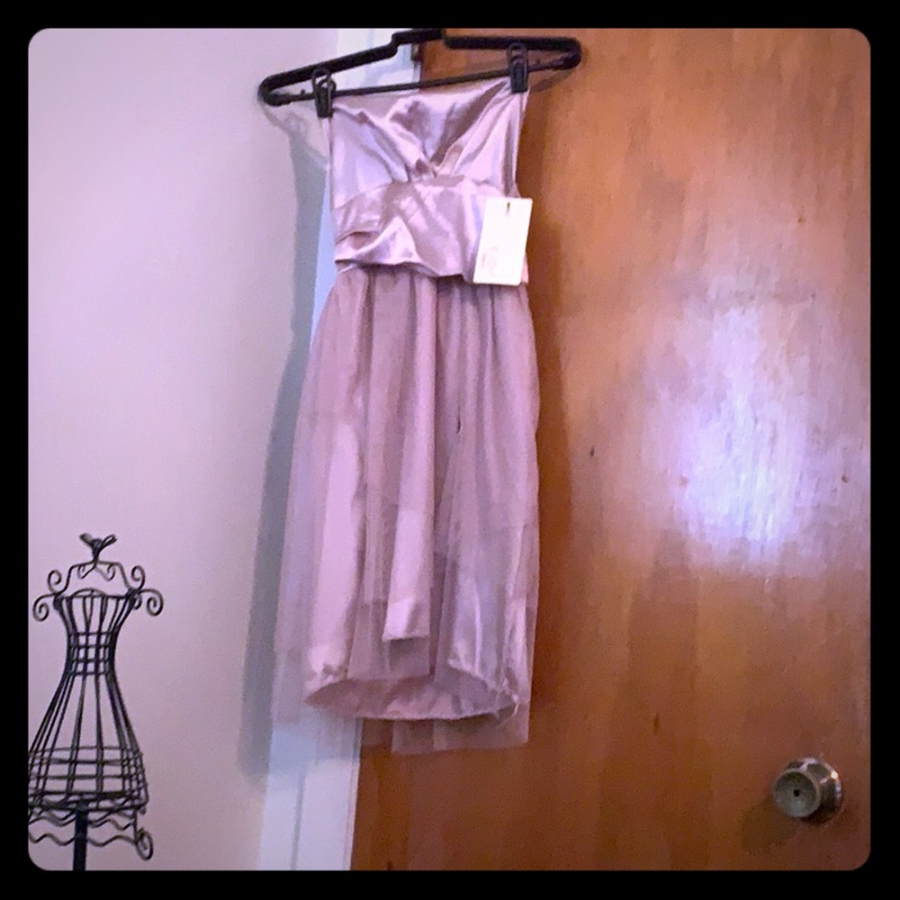 Brand new Beautiful silk strapless dress